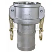 Dixon 150mm Aluminium Die Cast BSP Cam & Groove Type C Coupler x Hose Shank