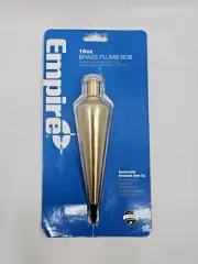 New Empire High-Quality Performance 16oz Solid Brass String Line Plumb Bob 916BR
