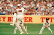 Alec Stewart batting for England during the 2nd Test match ag- Cricket Photo 1