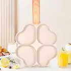 Heart Egg Pan Small Pancake Pan Egg Steak Pan Breakfast Maker Cookware Aluminium