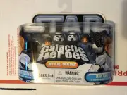 Star Wars Galactic Heroes Luke Skywalker Han Solo Stormtrooper Disguise Figures