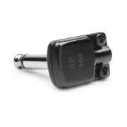 Squareplug SP600BK Right Angle TS/Mono Pancake Plug, Black