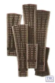 ST-260 OO/HO Scale Curved Double Radius L/H Turnout Inlay Peco