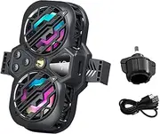Mobile Phone Radiator,Core Cell Phone Cooler | Core Phone Cooling Fan, Phone Cooling Fan with RGB Lights, Cooling Fan for Mobile Games, Live Streaming