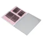 Lash Tweezers Eyelash Extension Kit 156 Clusters Individual DIY Lash Extensi SD0