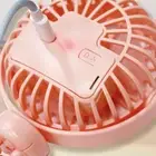 Silent Baby Stroller Fan Rechargeable USB Cooler Neck Fan Small Folding Fans