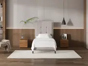 My Style Framed Headboard & Drawer Base - King Single / Haze / Slimline Base