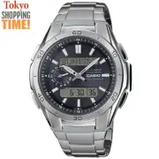 CASIO WAVE CEPTOR WVA-M650TD-1AJF Titanium Solar Radio Analog Digital Men Watch