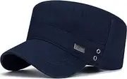 [YeeHeen] Cadet Hat Flat Top Hats Army Military Caps for Men Women