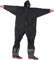 [BRIGHTFUFU] Fishing Overalls Soles Waterproof Fishing Wader Suits for Wet Conditions