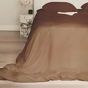 Olara Bamboo Duvet Cover Set | 100% Organic Bamboo Fabric, Silky-Soft and Cooling Bedding Set | Queen Size 3-Piece Set: 1 Duvet Cover & 2 Pillowcases (Fawn - Queen Size)