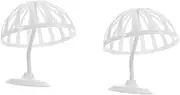 YARNOW 2pcs Baseball Cap Organizer Hat Rack Stand Sports Mesh Hat Display Rack for Vendors Retail Display