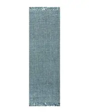 JONATHAN Y Pata Handwoven Chunky Jute with Fringe Runner Rug