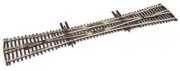 PECO-Streamline Code 83 No. 6 Unifrog Double Slip Turnout -- Nickel Silver - HO