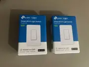 tp-link tapo Smart Wi-Fi Single Pole Light Switch TS15 New Qty 2 White