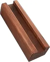 DOITOOL Full Mirror Stand Natural Wood Display Rack for Artwork and Frames Anti- Base Minimalist Design for Home Decor