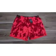 NWT Under Armour Men's UA Vanish Woven 6" Printed Shorts in Cordova size 2XL