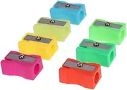SEWACC 72pcs Mini Pencil Sharpener Colorful Manual Pencil Sharpeners for Boys and Girls School Office Supplies Easy to Clean for Back to School Stationery Color