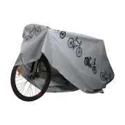 Bike Cover Waterproof Dustproof Cover for Indoor and Outdoor Use - Gray