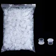 Tattoo Ink Caps Small,1000pcs Plastic Ink Caps Cups With Base Disposable Microblading Ink Cups Pigment Caps 11mm Small for Tattoo Ink Holder Tattoo Kits Tattoo Supplies (S)