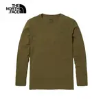 THE NORTH FACE L/S TNF TEE - AP 男 長袖上衣 橄欖綠-NF0A4NEU37U