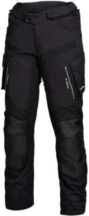 IXS Tour Shape-ST Motorcycle Textile Pants, black, Size 4XL for Men