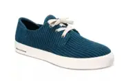 Sun Stone Men Sneakers Round Toe Platform Lace-Up Shoes KIVA Blue Strips