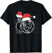 [VidiAmazing] Christmas Bowling Snowman Winter Holiday Bowling Lover ds1292 T-Shirt