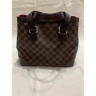 Louis Vuitton LV N51205 HAMPSTEAD PM 棋盤格紋手提包 肩背包 停產 vintage