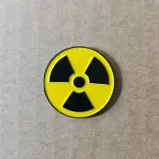 NUCLEAR SYMBOL Enamel Pin - Radioactive