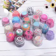 Random 100 pcs Cupcake Liner Baking Cups Mold Paper Muffin Cases Cake Decor zh