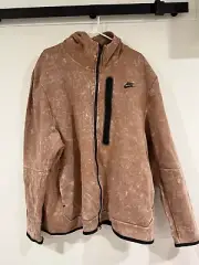 Nike Tech Fleece Full Zip Jacket Mineral Clay Taupe Haze DM6515-215 NWT Men XXL