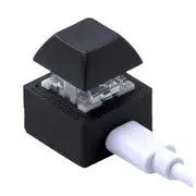 Mini Keyboard Macro Keypad RGB DIY Customize Shortcut Keyboard Gaming Mechanical Programmable Keybo Black