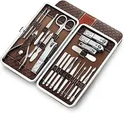 21 Piece/Lot Stainless Steel Manicure set Professional nail clipper Kit of Pedicure Tools Paronychia Nippers Trimmer Cutters,T3