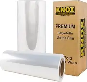 Knox Brand - 12" 75 Gauge Polyolefin Shrink Film Heat Wrap POF Centerfold 525' feet