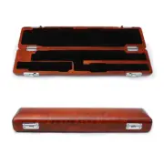 Yinfente Flute Case for 17 Hole Keys Flute Hard Wooden Case Red Color Flute Case
