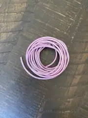 Leathercord USA 1.5mm Round Metallic “Chandni” Lilac Indian Leather Cord (53”)
