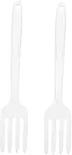 Alipis 2pcs Silicone Pasta Forks Heat Resistant Cooking Utensils for Mixing Stirfrying and Serving Noodles Safe and Nonstick Design Lightweight and Easy to Clean