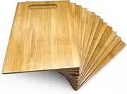Bulk Plain Bamboo Cutting Board (Set of 12) | For Customized, Personalized Engraving Purpose | Wholesale Premium Blank Bamboo Board (Rectangular 12" X 9")