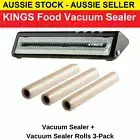 Kings Food Vacuum Sealer Saver Storage Machine Sealing Freezer Meat Cryovac