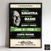 Frank Sinatra poster - Count Basie - Sinatra at the Sands - Las Vegas - 1966