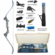 Topoint R3 Recurve Bow Set Archery Takedown R3 58 Inch RH Target&Hunting