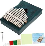 ERINGOGO Unique Antler Shape Soundhole 17 Keys Thumb Piano Wooden Finger Instrument Easy to for All Ages