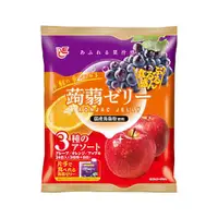 在飛比找PChome24h購物優惠-日本ACE 蒟蒻果凍 葡萄&柳橙&蘋果風味480g