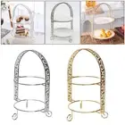 Luxury 2-Tire Cupcake Platter Display Cake Tray Stand Plate Plate Rack