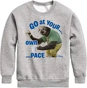 [Disney] Zootopia - Your Own Pace - Toddler & Youth Crewneck Fleece Sweatshirt