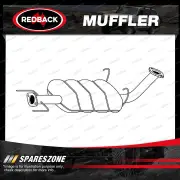 Redback Centre Muffler for Hyundai Terracan HP 4WD Wagon V6 3.5L Petrol 01-07