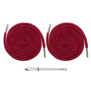 2pcs Drawstring Cords 51" Replacement Drawstring with Threader, Burgundy