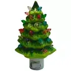 Christmas Tree Night Light with ON/Off Switch Xmas Tree Nightlight Plug in #