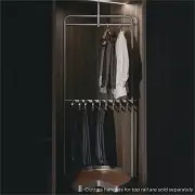 A Series Rotating Multifunctional Trouser Rack - Adjustable Height - Fits 800-900mm Corner Cabinet